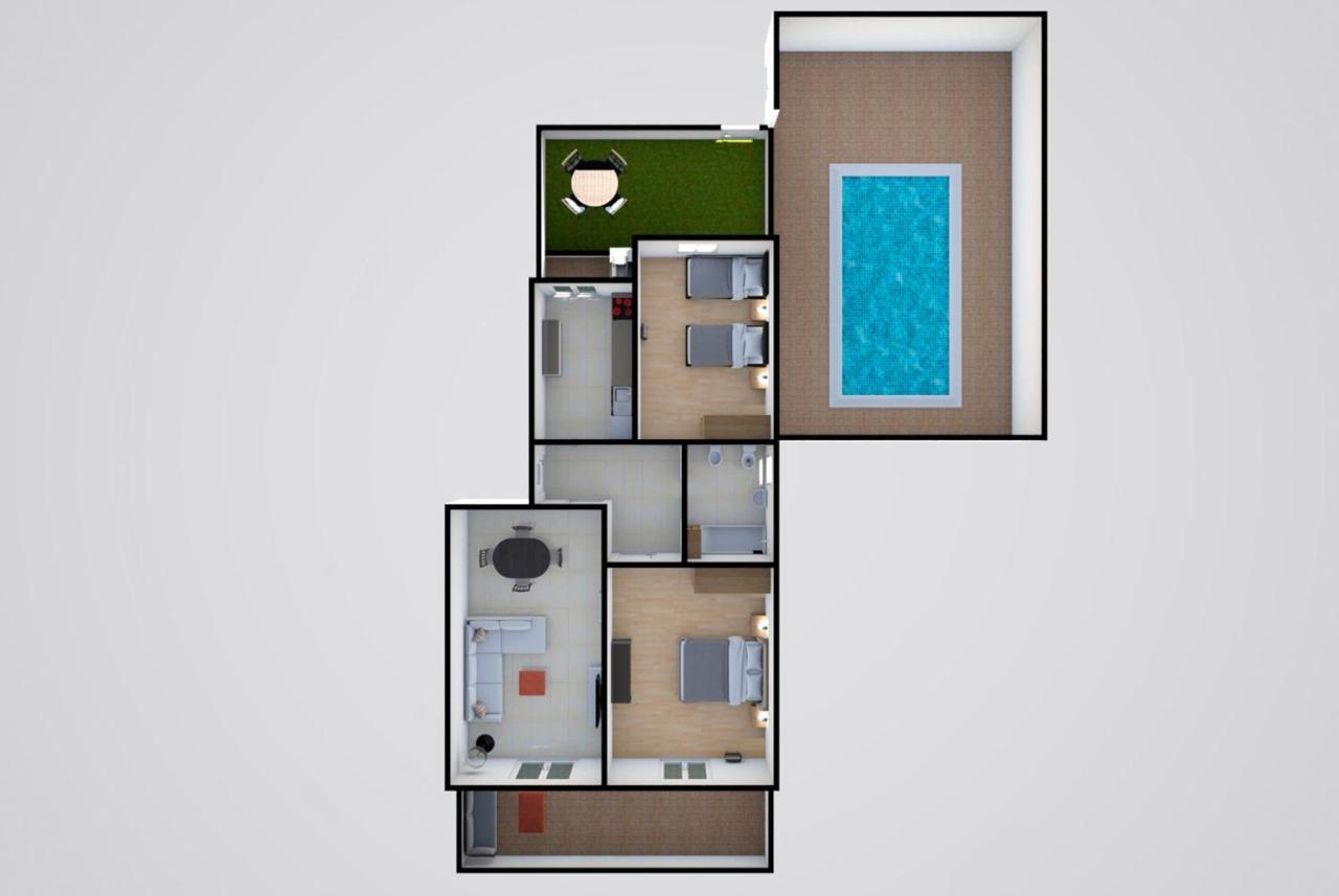 Marta Apartment - Balcony, Patio, Pool Ferrel  Exterior foto